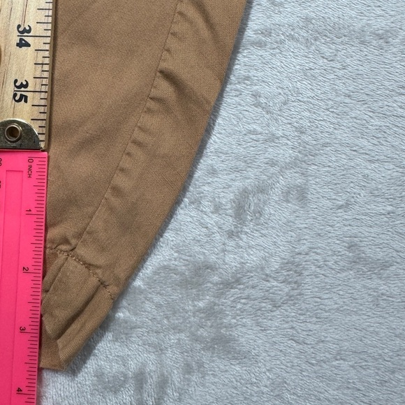 Torrid Relaxed Taper Studio Linen Blend High Rise Cargo Tobacco Brown Pants 16T - Picture 7 of 16